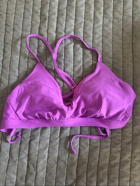 Hurley Women's Strappy V-Neck Swim Top - Bright Pink